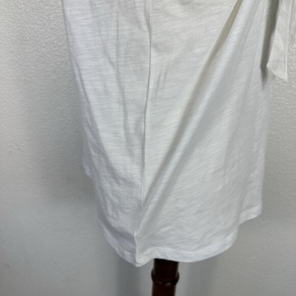 American Eagle Top Women Small Indie Bella Y2K Graphic Tee Tie Back Twilightcore - Picture 8 of 16